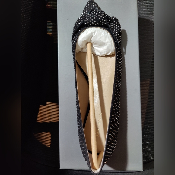 Ann Taylor - Camryn Studded Bow Flats - Picture 2 of 4